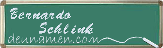 Bernardo Schlink Visitenkarte